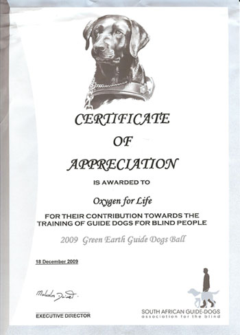 dog certificates